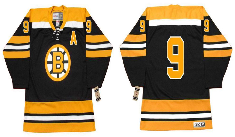 2019 Men Boston Bruins 9 Bucyk Black CCM NHL jerseys1